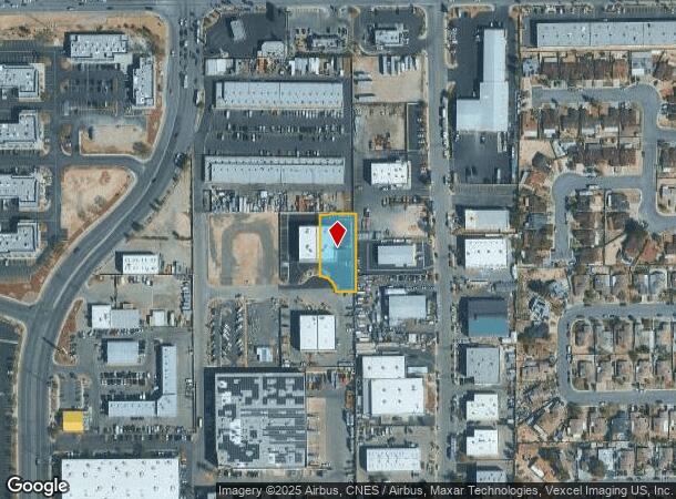  3842 Development Ct, Las Vegas, NV Parcel Map