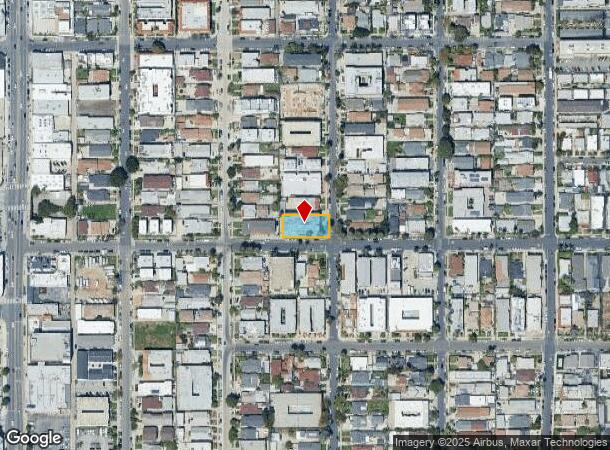 4663 Maplewood Ave, Los Angeles, CA Parcel Map