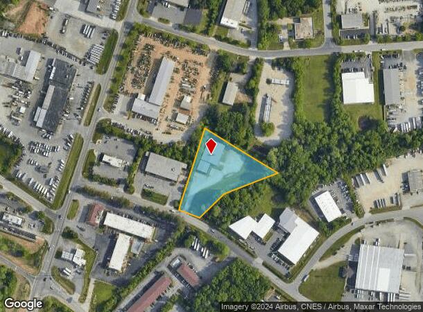  7804 Boeing Dr, Greensboro, NC Parcel Map