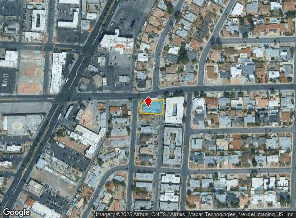  530 E Oakey Blvd, Las Vegas, NV Parcel Map