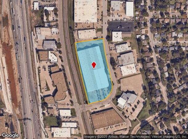  13911 Distribution Way, Dallas, TX Parcel Map