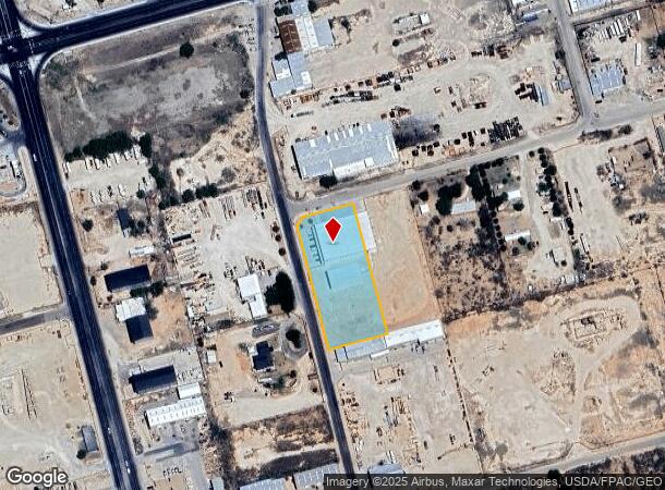 2460 N Mercury Ave, Odessa, TX Parcel Map