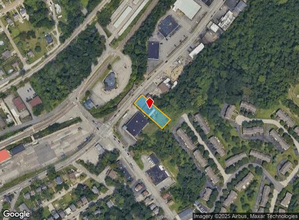 3421 Library Rd, Pittsburgh, PA Parcel Map