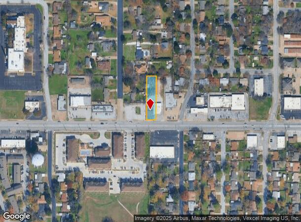 208 W Bedford Euless Rd, Hurst, TX Parcel Map