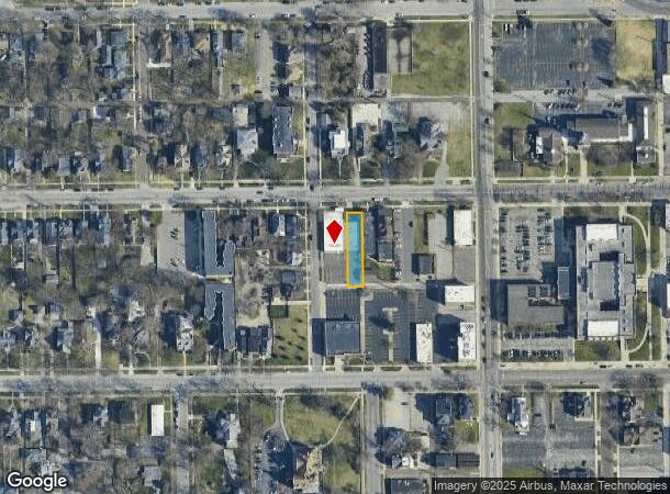  536 W Colfax Ave, South Bend, IN Parcel Map