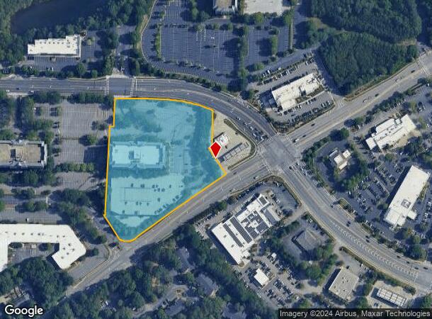  200 Mansell Ct E, Roswell, GA Parcel Map