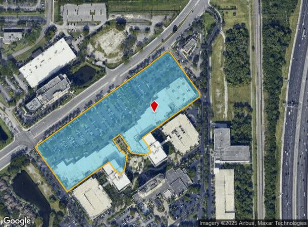  5050 Town Center Cir, Boca Raton, FL Parcel Map