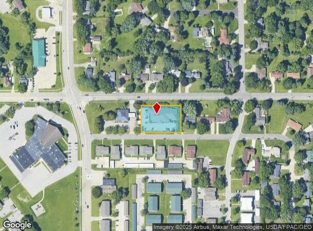1203 W Ridgeway Ave, Waterloo, IA Parcel Map