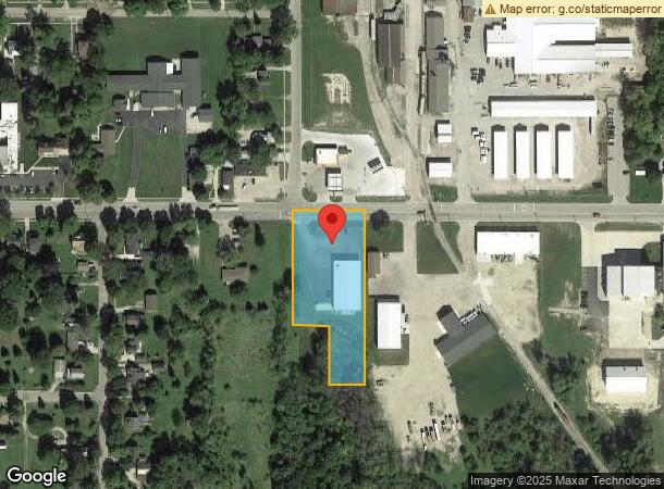  624 E Washington St, Saint Louis, MI Parcel Map