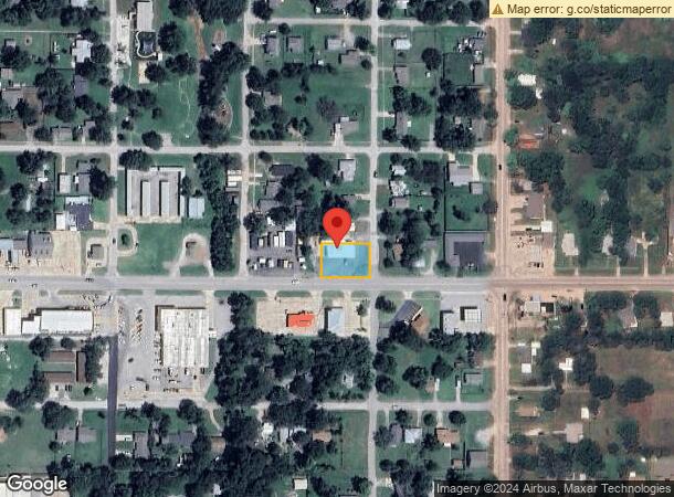  421 E Walnut St, Tecumseh, OK Parcel Map