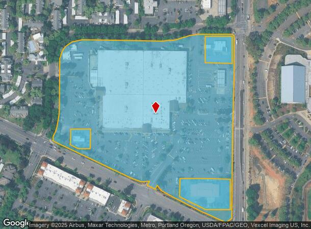  15995 Sw Walker Rd, Beaverton, OR Parcel Map