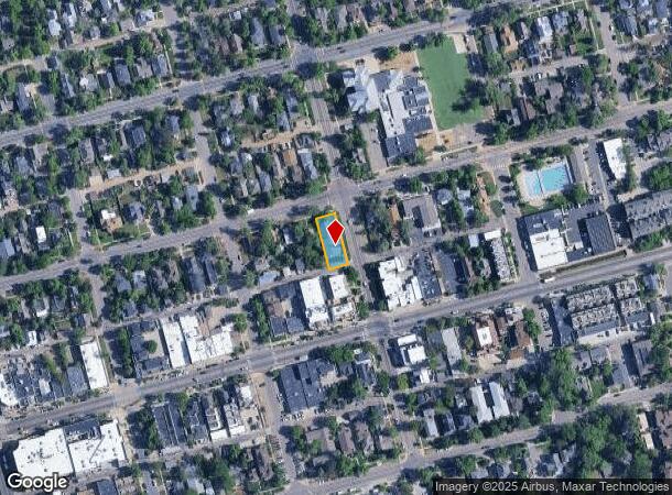 1938 Spruce St, Boulder, CO Parcel Map