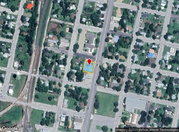  100 W Washington St, Giddings, TX Parcel Map