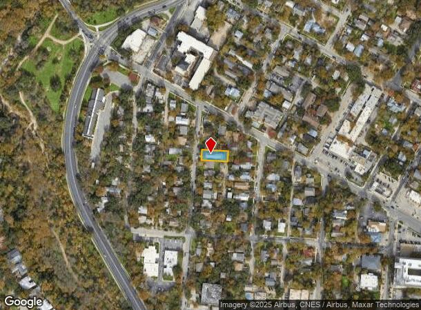  2841 San Gabriel St, Austin, TX Parcel Map