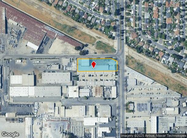 7342 Petterson Ln, Paramount, CA Parcel Map