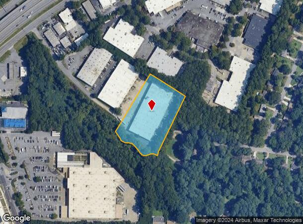  6481 Peachtree Industrial Blvd, Atlanta, GA Parcel Map