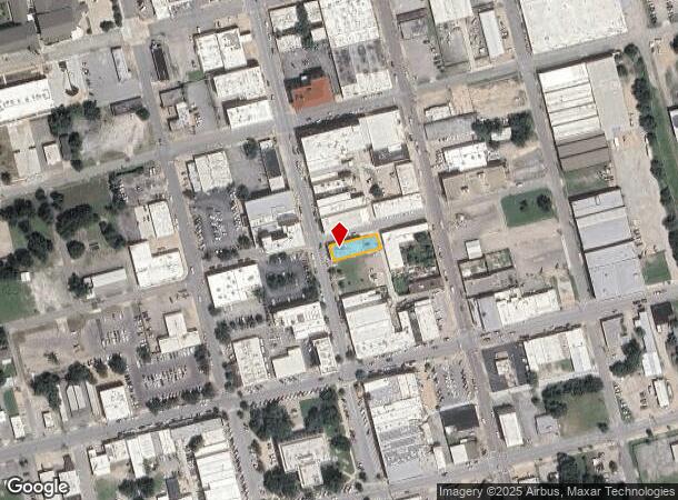  125 N Travis St, Sherman, TX Parcel Map