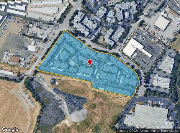  1400 Technology Ln, Petaluma, CA Parcel Map