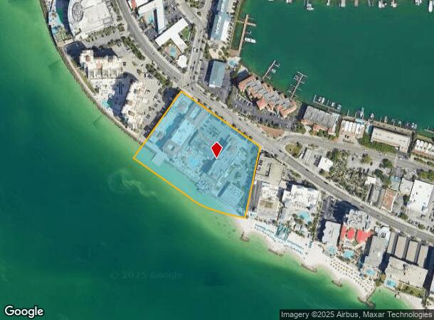  505 S Gulfview Blvd, Clearwater Beach, FL Parcel Map