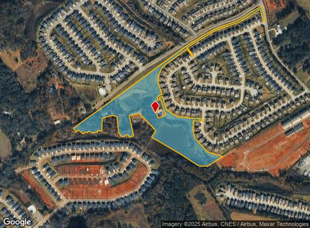  490 Burns Rd, Greer, SC Parcel Map