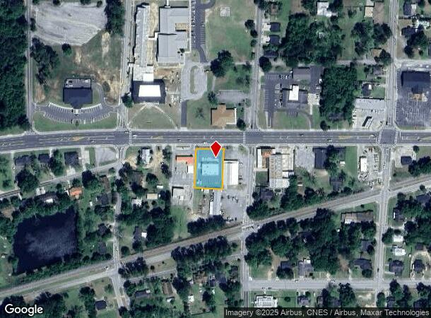  706 W Main St, Claxton, GA Parcel Map