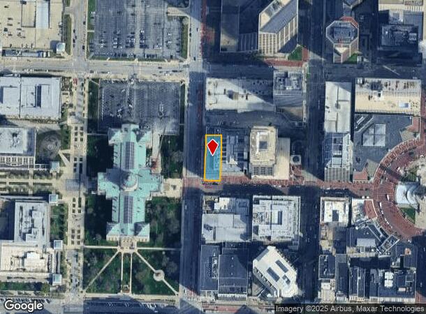 150 W Market St, Indianapolis, IN Parcel Map