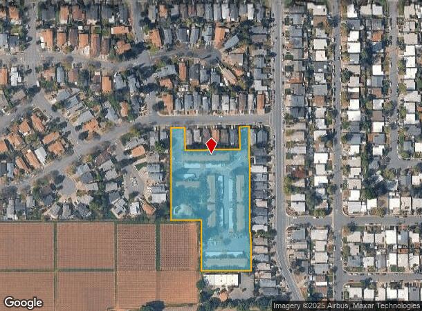 531 Capps Ln, Ukiah, CA Parcel Map