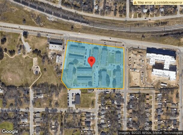  5320 E Rosedale St, Fort Worth, TX Parcel Map