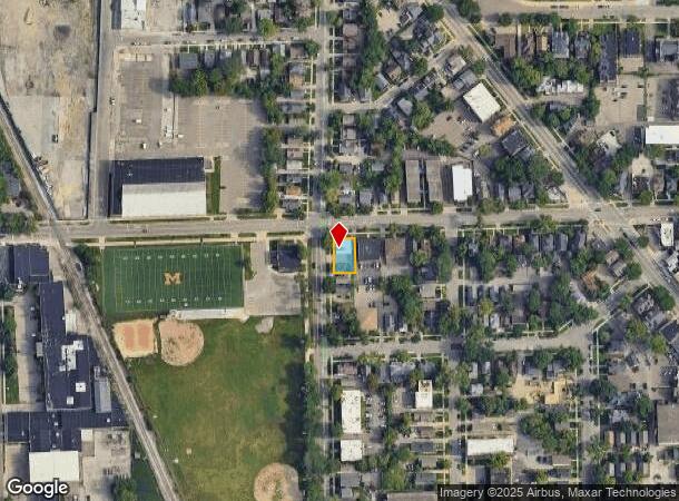 402 Hill St, Ann Arbor, MI Parcel Map