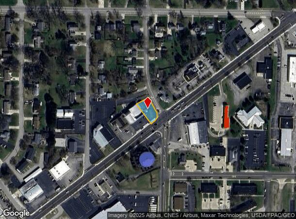  1304 Claremont Ave, Ashland, OH Parcel Map