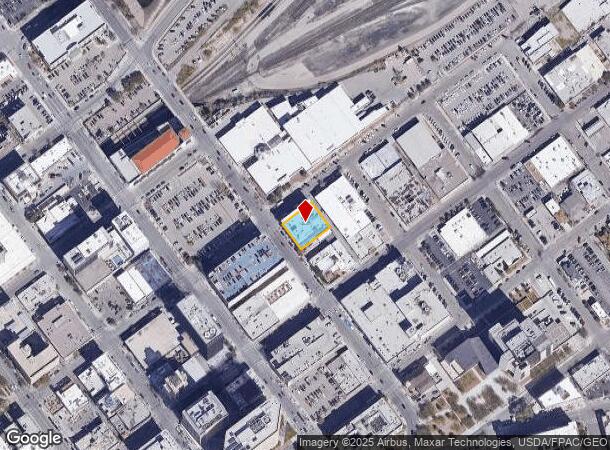  218 N Campbell St, El Paso, TX Parcel Map