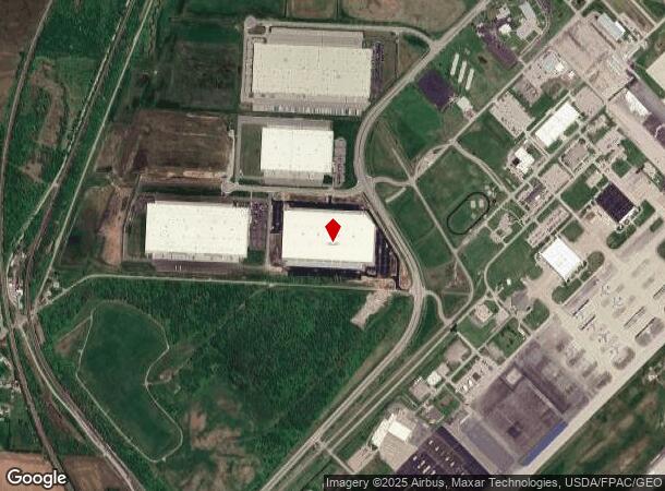  7404 Rickenbacker Pw Pkwy W, Columbus, OH Parcel Map