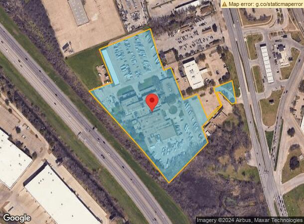  9713 Harry Hines Blvd, Dallas, TX Parcel Map