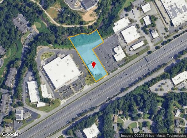  1706 Northeast Expy Ne, Brookhaven, GA Parcel Map