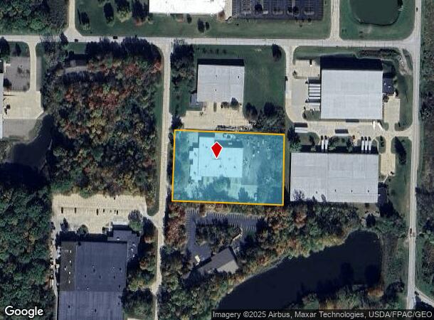  1245 Danner Dr, Aurora, OH Parcel Map