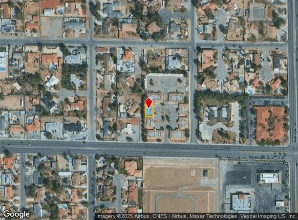 6236 W Desert Inn Rd, Las Vegas, NV Parcel Map