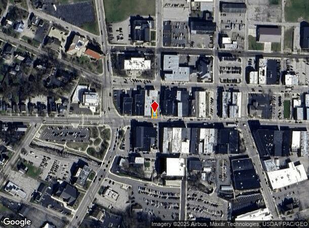  100 W Main St, Ashland, OH Parcel Map