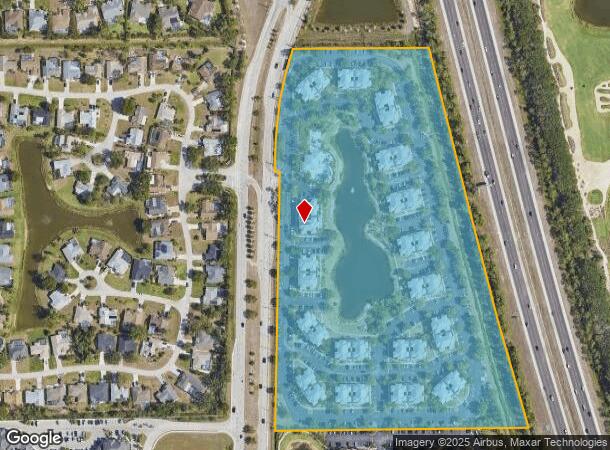 19401 Skidmore Way, Estero, FL Parcel Map
