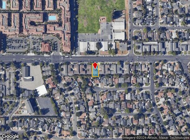  3460 Monroe St, Santa Clara, CA Parcel Map