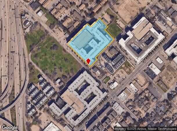  1800 N Hall St, Dallas, TX Parcel Map