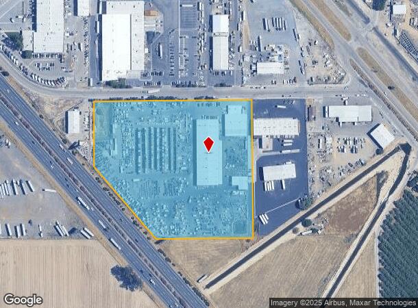 3395 E Malaga Ave, Fresno, CA Parcel Map