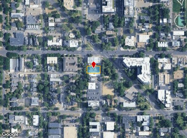 1660 N Downing St, Denver, CO Parcel Map