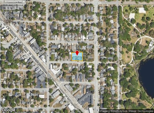  1482 Franklin St, Clearwater, FL Parcel Map
