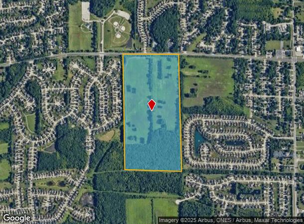 8500 Textile Rd, Ypsilanti, MI Parcel Map