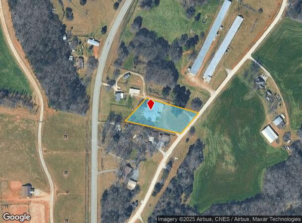 211 Old Royston Rd, Danielsville, GA Parcel Map