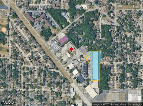  14801 Greenwood Rd, Dolton, IL Parcel Map