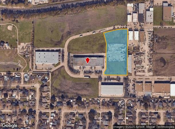  2601 Lawing Ln, Rowlett, TX Parcel Map