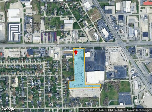  725 W Coliseum Blvd, Fort Wayne, IN Parcel Map