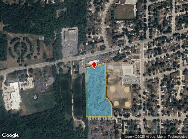 352 Meadowlark Dr, Burlington, WI Parcel Map