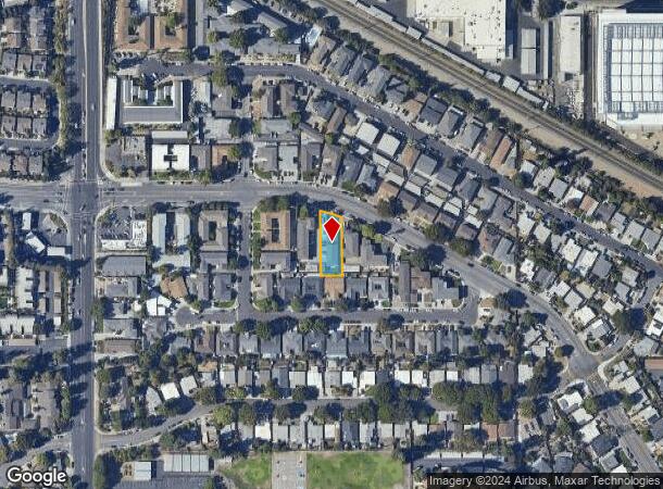  2134 Monroe St, Santa Clara, CA Parcel Map